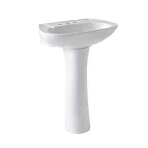 Maximo Vitreous China, Pedestal Lavatory